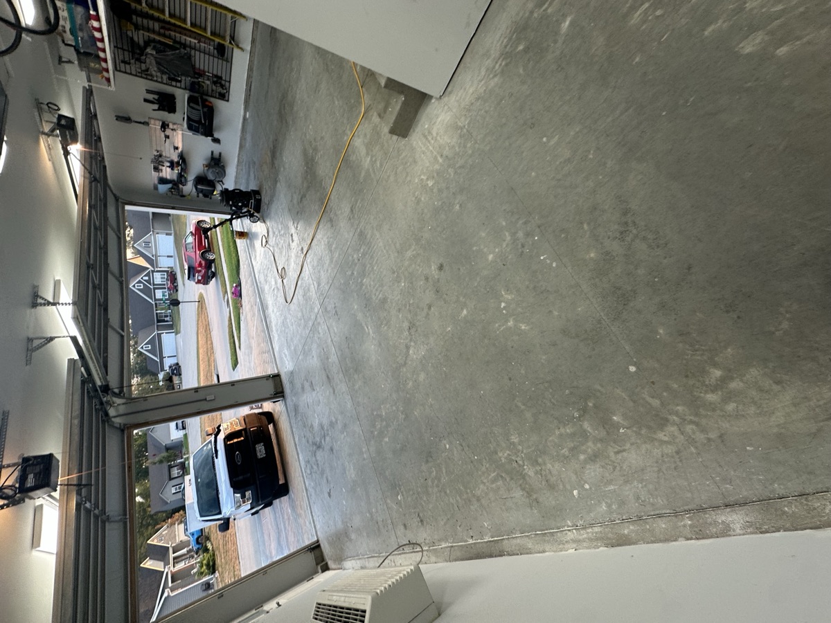 Before - Garage Floor Transformation