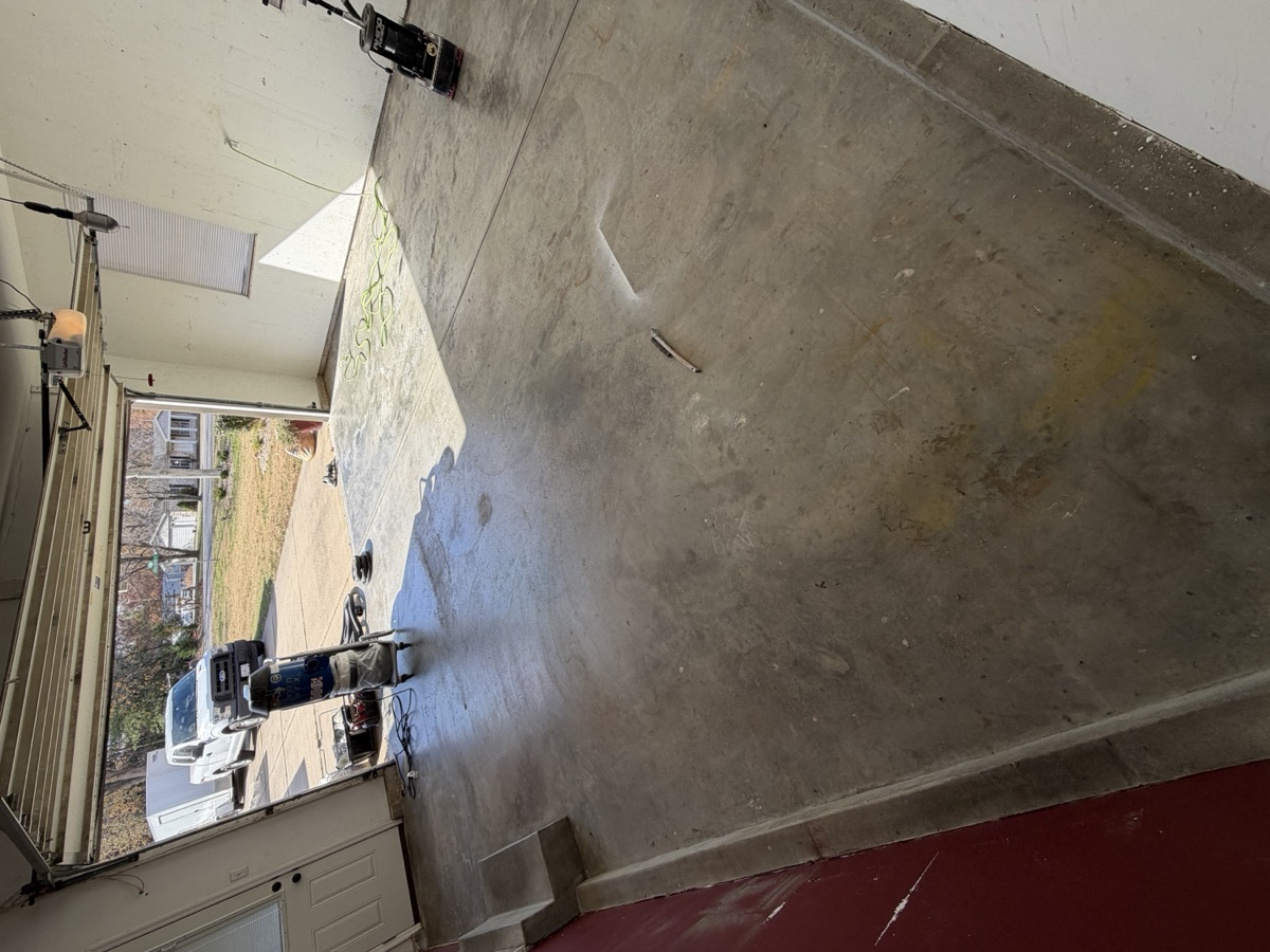 Before - Garage Floor Transformation