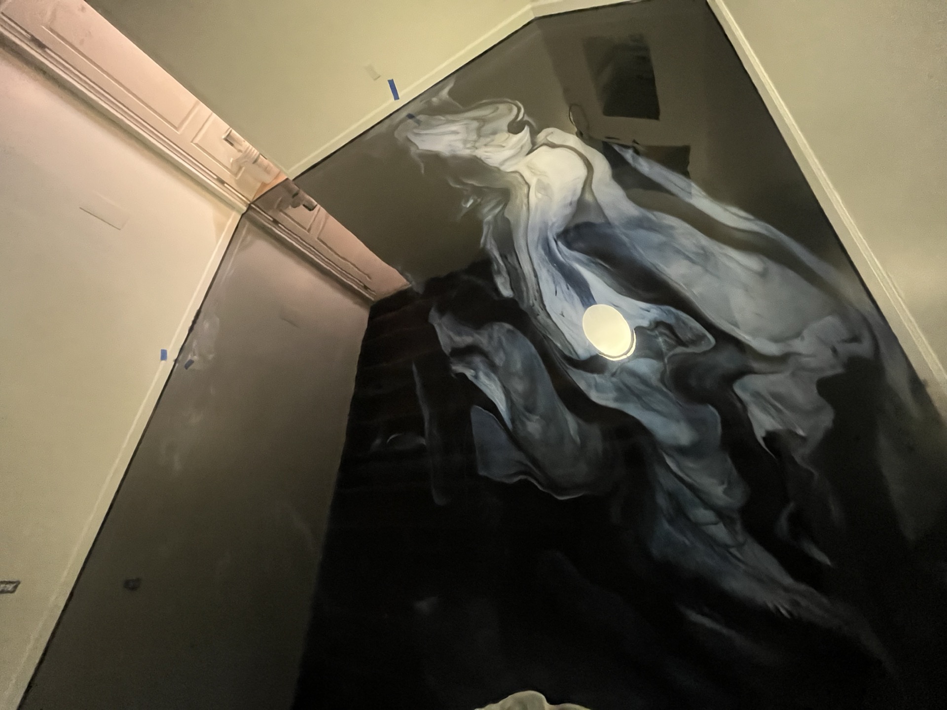 After - Metallic Epoxy Transformation