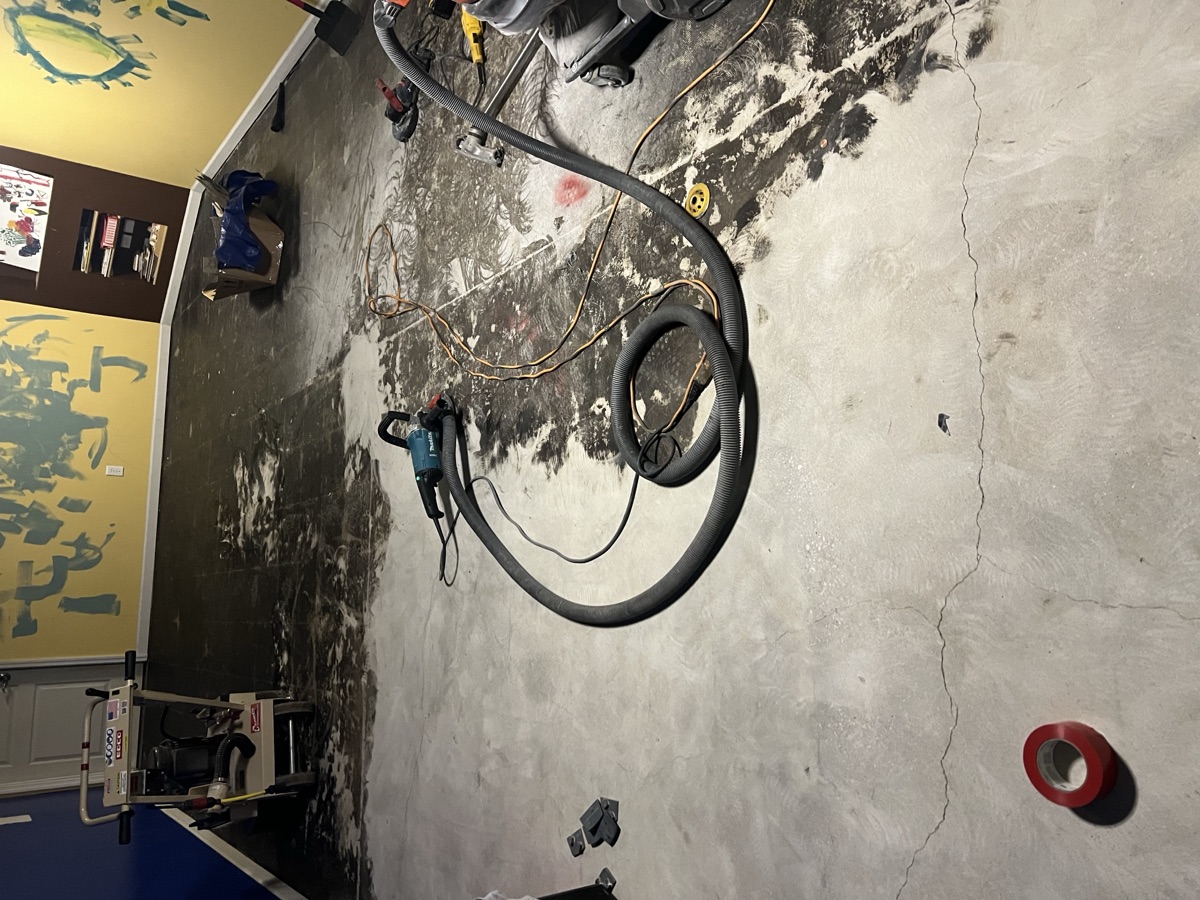 Before - Metallic Epoxy Transformation